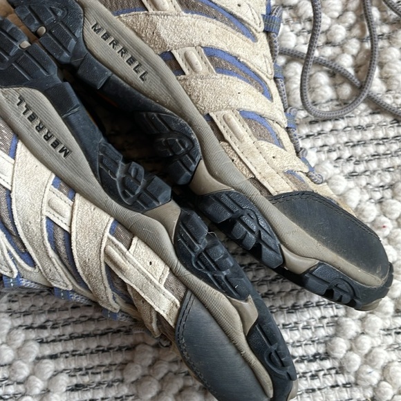 MERRELL Moab 2 Ventilator Hiking Shoes Blue Gray White Women’s Size 9 EU 40 - Picture 6 of 13